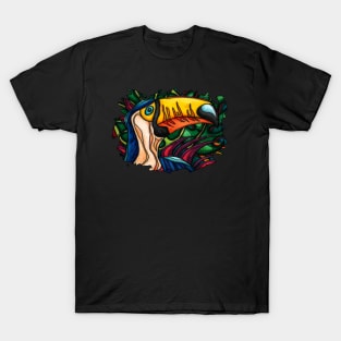 Toucan in tropical jungle T-Shirt